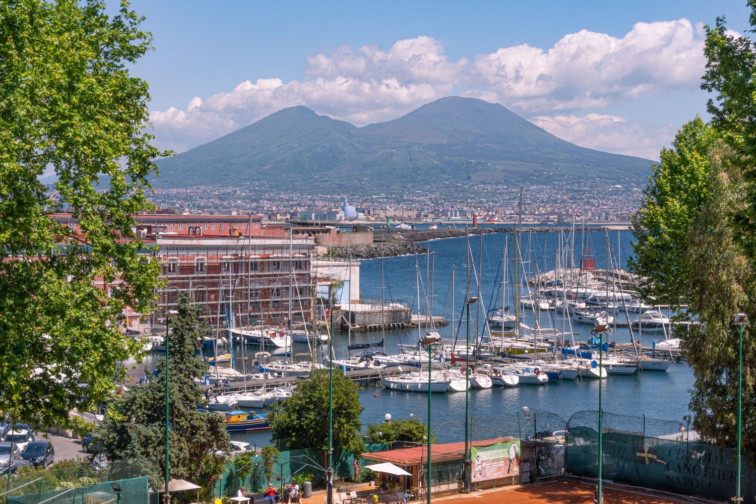 Fotografia di paesaggio, Napoli. Veduta Vesuvio